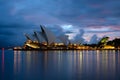 Sydney Opera House at sunrise Royalty Free Stock Photo