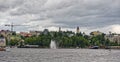 Saimaa and Lappeenranta harbor and town Royalty Free Stock Photo