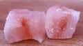 Saindhava lavana or Himalayan Pink rock salt Royalty Free Stock Photo