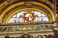 Saint Agnese Agone Church Dove Eagle Stained Glass Rome Italy