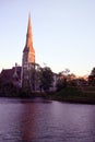 Saint Albans Church, Copenhagen, Denmark Royalty Free Stock Photo