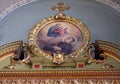 Saint Aloysius Gonzaga altar in the Basilica of the Sacred Heart of Jesus in Zagreb Royalty Free Stock Photo