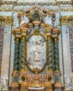 `Saint Aloyzius Gonzaga in Glory` by the French sculptor Pierre Legros, in the Church of Saint Ignatius of Loyola in Rome, Italy.