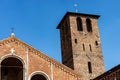 Saint Ambrogio Basilica in Romanesque style - Milan Italy