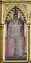 Saint Ambrose, Doctor of the Church, Basilica di Santa Croce in Florence Royalty Free Stock Photo