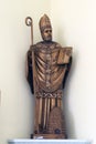 Saint Ambrose, Statue In The Church Of The Sacred Heart Of Jesus In Karlovac, Croatia