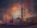 Saint Anastasia Cathedral, Zadar, Croatia Royalty Free Stock Photo