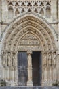 Saint Andre cathedral arcade in Bordeaux historic center. Aquitaine, France Royalty Free Stock Photo