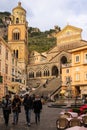 Saint Andrew`s Cathedral. Amalfi. Italy Royalty Free Stock Photo