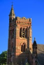Moffat Saint Andrews Anglican Church in Evening Light, Dumfries and Galloway, Scotland, Great Britain Royalty Free Stock Photo