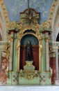 St Anthony of Padua, altar in the Church of Birth of Virgin Mary in Sveta Marija pod Okicem, Croatia