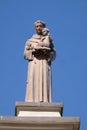 Saint Anthony of Padua holding Child Jesus Royalty Free Stock Photo