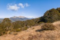 Saint Arnaud range in Nelson Lakes National Park in New Zealand Royalty Free Stock Photo