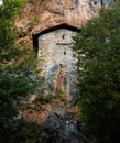 cave church in the North Macedonian mountains Royalty Free Stock Photo
