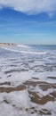 Saint Augustine beach in summer time Royalty Free Stock Photo