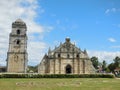 Paoay Church in Ilocos Norte - front view Royalty Free Stock Photo