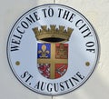 Saint Augustine Florida Welcome Sign