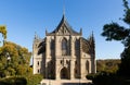 Saint Barbara Cathedral. Kutna Hora. Royalty Free Stock Photo