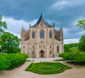 Saint Barbara Church in Kutna Hora Royalty Free Stock Photo