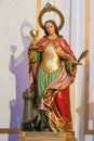 Saint Barbara in the Church of St Nicholas in Valencia