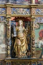 Saint Barbara in the Old Cathedral of Salamanca