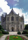 Saint Barbara`s Church - Roman Catholic church in Kutna Hora. Royalty Free Stock Photo