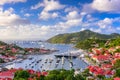 Saint Barthelemy skyline Royalty Free Stock Photo