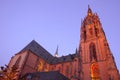 Saint Bartholomeus`s Cathedral at dusk, Frankfurt