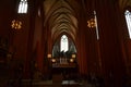 Saint Bartholomew Church interior in Frankfurt am Main Royalty Free Stock Photo