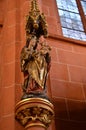 Saint Bartholomew Church interior in Frankfurt am Main Royalty Free Stock Photo