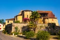 The Saint-BarthÃÂ©lemy collegiate church of Pimbo Royalty Free Stock Photo