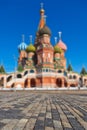 Saint Basil Cathedral on Red square, Moscow Royalty Free Stock Photo