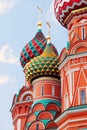 Saint Basil cathedral. Red Square, Moscow. Royalty Free Stock Photo