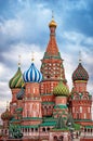 Saint Basil`s Cathedral in Red Square in Moscow, Russia Royalty Free Stock Photo