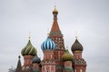 Saint Basil`s Cathedral, is a church in Moscow, Russia Royalty Free Stock Photo