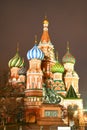 Saint Basil`s Cathedral, is a church in the Red Square in Moscow, Russia. Royalty Free Stock Photo