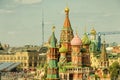 Saint Basil`s Cathedral in Moscow