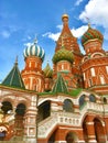 Saint Basil`s Cathedral at the Red Square in Moscow, Russa.