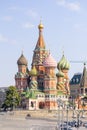 Saint Basil`s Cathedral on Red Square in Moscow Royalty Free Stock Photo