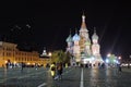 Saint Basils cathedral in Moscow. Royalty Free Stock Photo