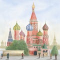 Saint Basils cathedral, Moscow Royalty Free Stock Photo