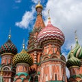 Saint Basils cathedral, Red Square Royalty Free Stock Photo