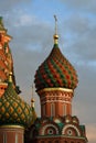 Saint Basils cathedral on the Red Square in Moscow in summer Royalty Free Stock Photo