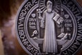 Saint Benedict medall symbols