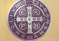 Saint Benedict medall symbols