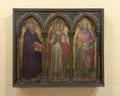 Saint Benedict, Saint Sixtus, and Saint Proculus by Simone di Filippo in the Museum of the Basilica of Saint Stephen.