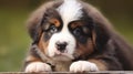 a Saint Bernard puppy Royalty Free Stock Photo