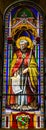 Saint Bernard Stained Glass Baptistery Cathedral Pisa Italy