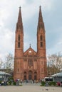 Saint Bonifatius Church at Luisenplatz, Wiesbaden Royalty Free Stock Photo
