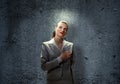 Saint businesswoman Royalty Free Stock Photo